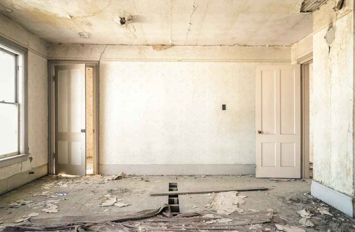 Waste disposal crew managing a cleanout project in Hermantown